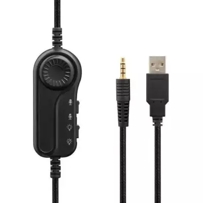 Casque Gamer Filaire - The G-Lab KORP RADIUM - Microphone RGB - Blanc