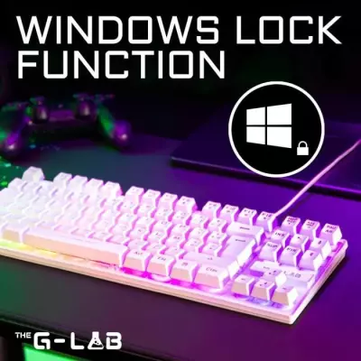 Clavier Gamer - The G-Lab KEYZ CAESIUM TKL RGB 100% Personnalisable