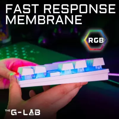 Clavier Gamer - The G-Lab KEYZ CAESIUM TKL RGB 100% Personnalisable