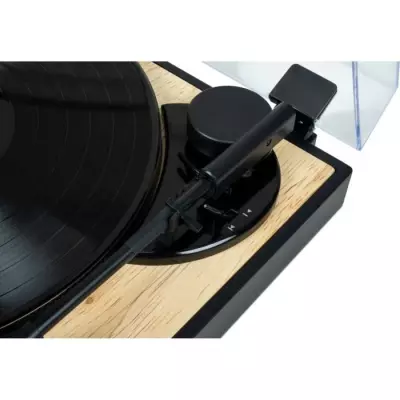 Platine vinyle Thomson TT300 bois/noir - Lecture Audio-Technica AT3600L