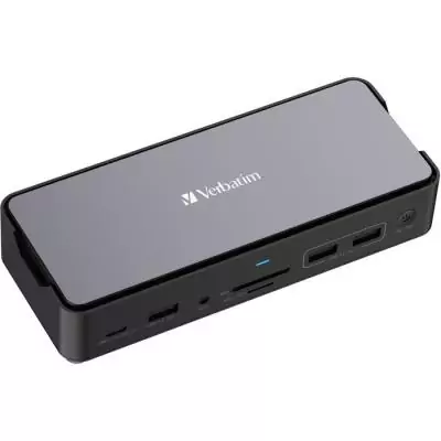 Station d'accueil portable USB-C 3.2 - VERBATIM - Pro CDS-15SSD - Avec SSD 256 Go inclus - Gris