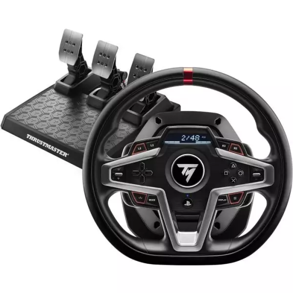 THRUSTMASTER T248 Volant de Course et Pédales Magnétiques, PS5, PS4, PC