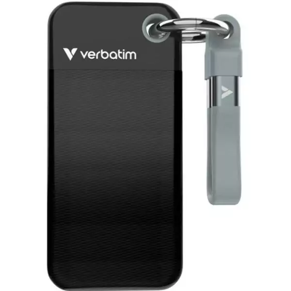Disque SSD externe - VERBATIM - Pocket - 1 To - Noir / Gris
