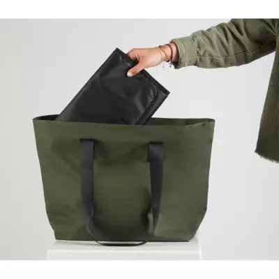 Sac à langer TINEO cabas kaki imperméable