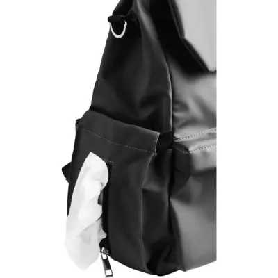 Sac à langer TINEO CASUAL - Noir - Grande capacité de rangement
