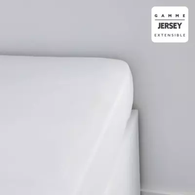 Drap housse en coton jersey TODAY Essential - 100% coton - 90x190+25 cm
