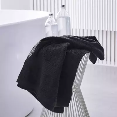 Drap de bain 100% Coton 70x130 cm en fusain