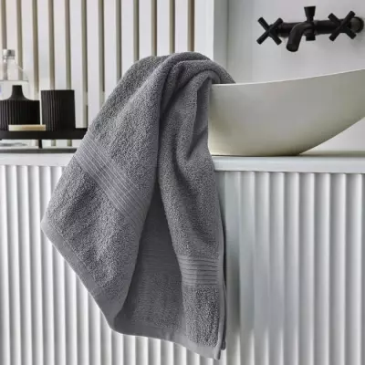Drap de bain TODAY Essential 100% Coton - couleur acier
