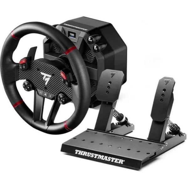 Volant de course avec base + pédalier - THRUSTMASTER - T598 P - Moteur Direct Axial Drive - PC, PS4, PS5
