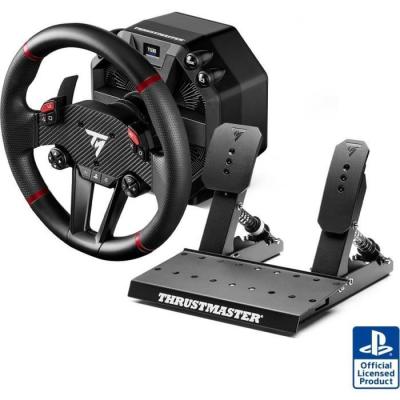 Volant de course avec base + pédalier - THRUSTMASTER - T598 P - Moteur Direct Axial Drive - PC, PS4, PS5
