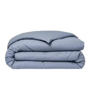 Housse de couette TODAY Essential en coton uni - Denim