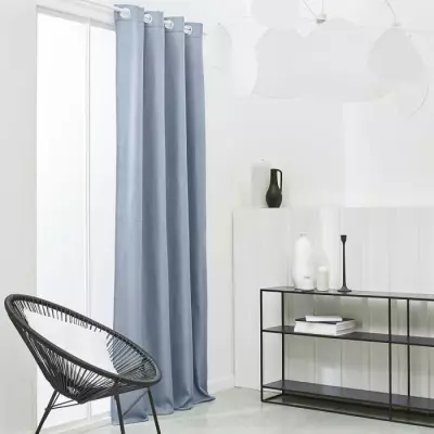 Rideau Isolant Thermique Essential Uni - 140x240 cm - Denim