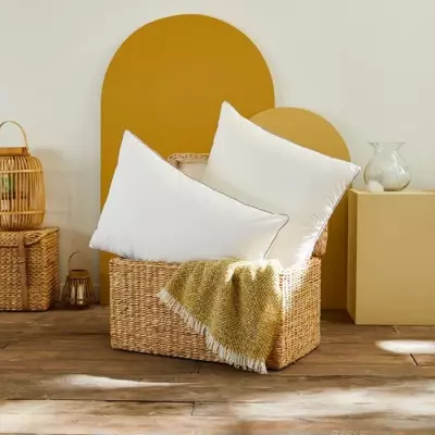 Un trésor de confort: Oreiller TOISON D'OR - Confort médium - Blanc