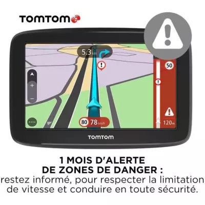 GPS TOMTOM GO Classic 5 - Europe 49 pays - Wi-Fi - Alerts zones danger