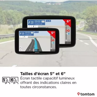 GPS TOMTOM GO Classic 5 - Cartes Europe, Mises à Jour, Écran Tactile