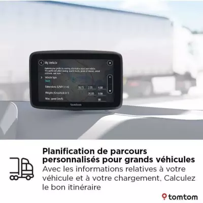 GPS TOMTOM GO Professional 5 EU 2ème Génération - Cartes Europe, Services Pro