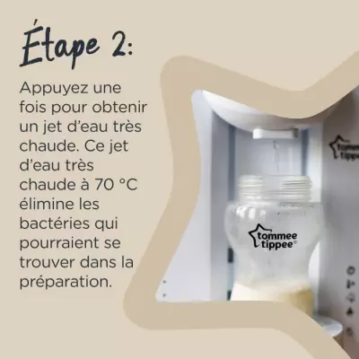 Préparateur Chauffe Biberons TOMMEE TIPPEE Perfect Prep - Efficace et Pratique