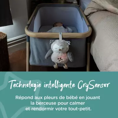 Veilleuse Ollie la Chouette de Luxe avec CrySensor - 6 Sons Apaisants