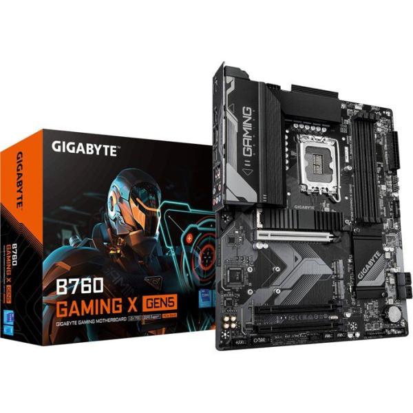 Carte mere - GIGABYTE - B760 GAMING X GEN5 - Format ATX - Chipset Intel B760 - PCIe 5.0