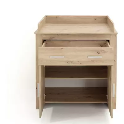 Chambre bébé Duo: Lit 70 x 140 cm + Commode à langer AHOI en Chêne - TREND TEAM
