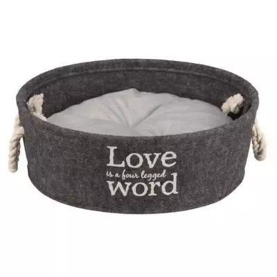Panier pour chien TRIXIE Lit Lian - Ø37cm - Gris