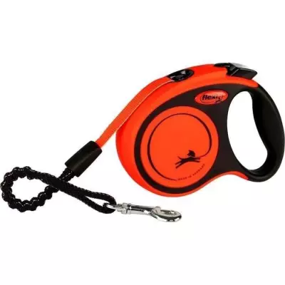 Laisse sangle TRIXIE flexi XTREME XS 3m Noir/Orange
