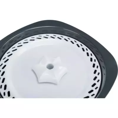 Fontaine à boire TRIXIE Flower - Plastique - 2L - Blanc/Gris
