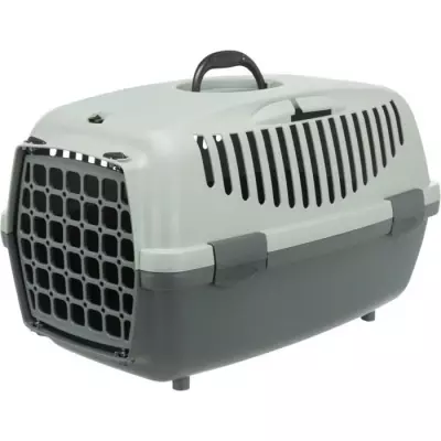 Boîte de transport Capri 2 pour chien - XS-S - 37 x 34 x 55 cm - Anthracite, gris et vert