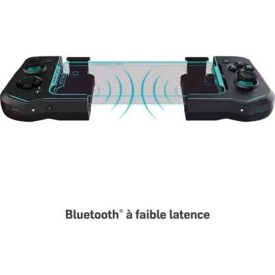 Manette de jeu Bluetooth Turtle Beach Atom Noir/Cyan - Android