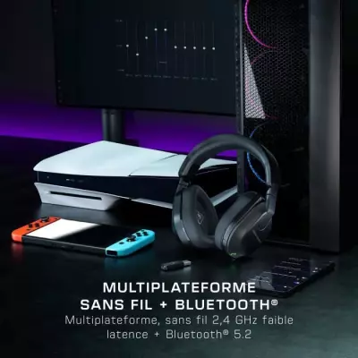 Casque de gaming sans fil TURTLE BEACH Stealth 600 PC (Gen 3) - Noir