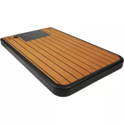 Support de douche solaire UBBINK - Réserve d'eau 20L - Teck | DOUCHE EXTERIEURE