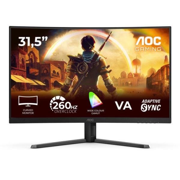 Ecran PC incurvé Gamer - AOC - 32'' - FHD - 260Hz OC (240Hz natif) - Dalle VA - 0,3ms - C32G42ZE