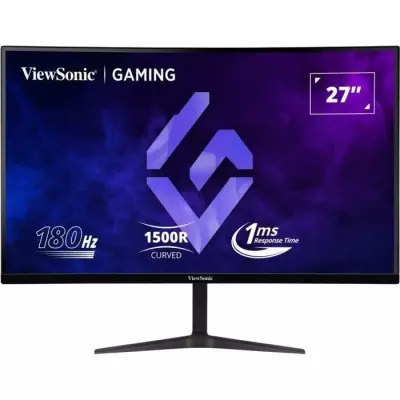 Écran PC Gamer incurvé VIEWSONIC 27" QHD 1ms 180Hz - 2 HDMI/DisplayPort