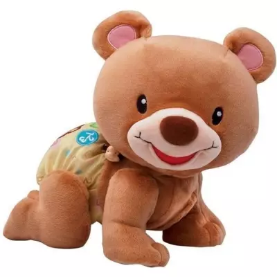 VTECH BABY - Ourson interactif pour suivre et apprendre - Brun