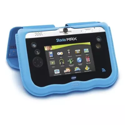 Étui Support VTECH Storio Max 5'' - Protège Tablette Bleu