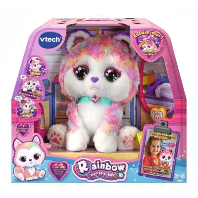 VTECH - Rainbow, Mon Chiot Bobo Miniature interactif