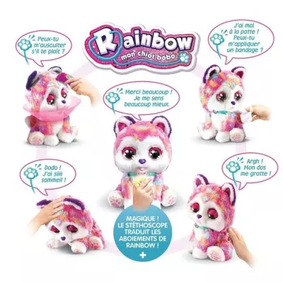 VTECH - Rainbow, Mon Chiot Bobo Miniature interactif