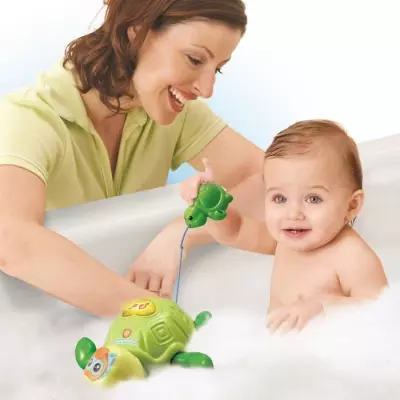 Jouet de Bain VTECH BABY - Maman Tortue et son Bébé Nageur