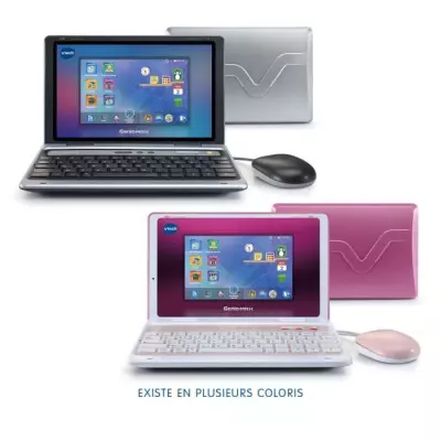 Console éducative VTECH GENIO MAX ROSE (ECRAN 7) - Dimensions compactes