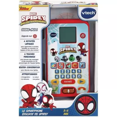 VTech Jouets Electroniques Educatifs SPIDEY - LE SMARTPHONE ÉDUCATIF DE SPIDEY