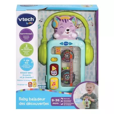 VTECH BABY - Baladeur Découvertes: Boîte à Musique Fun