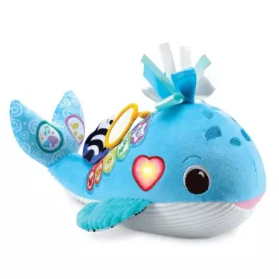 Hochet VTECH OCÉANE, MA BALEINE MUSICALE (BOUTEILLES PLASTIQUES RECYCLÉES)