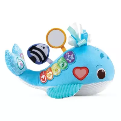 Hochet VTECH OCÉANE, MA BALEINE MUSICALE (BOUTEILLES PLASTIQUES RECYCLÉES)