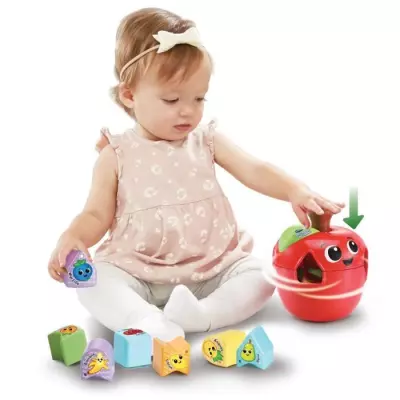 Jouet éducatif Vtech Baby Tourni Pomme des Formes - Multicolore-Rouge