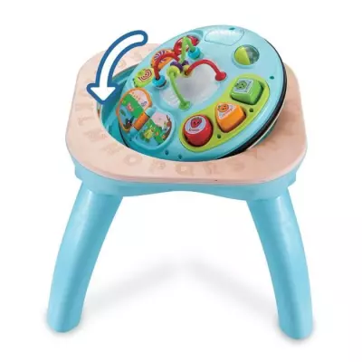 VTech TABLE D'ACTIVITÉS ÉVOLUTIVE NATURE (JOUET AVEC PARTIE BOIS CERTIFIÉ FSC®)