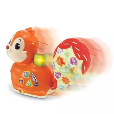 Jouet interactif VTECH BABY: Mon Ami Rouli Boogie - Bébé 9 mois - Orange et rouge