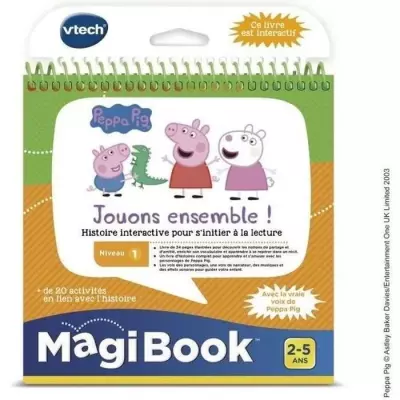 Découvrez le Livre Interactif Magibook Peppa Pig - Niveau 1 par VTECH