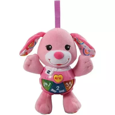 Peluche VTech Chant'toutou 502355 Rose - Jouet Musical Fun!