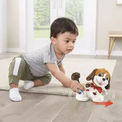 Peluche interactive VTECH-TOUTOU, 1,2,3 PROMENE-MOI