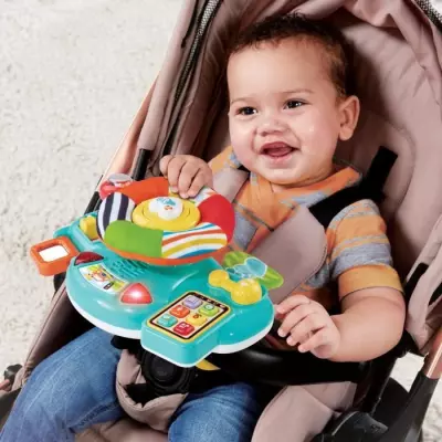 Jouet Hochet VTECH-Volant Baby Pilote - 28x29x7cm